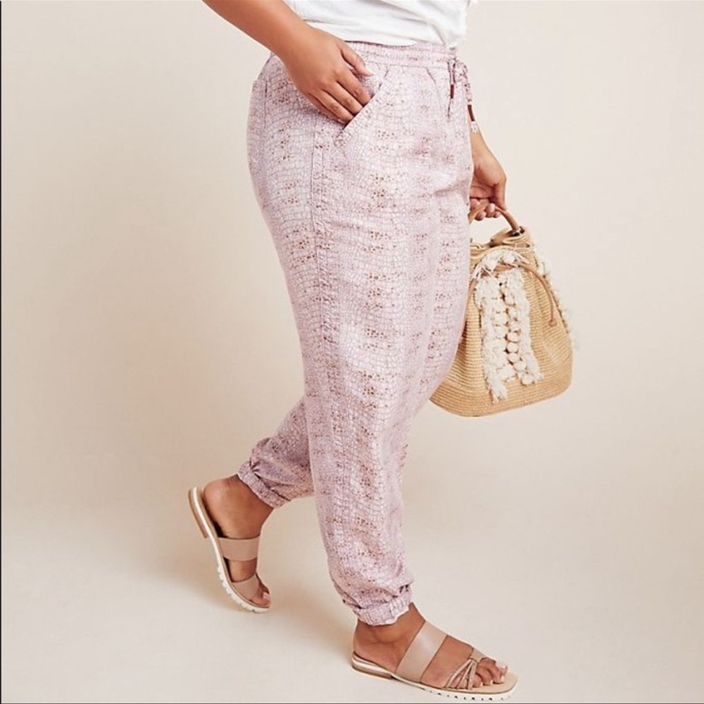 {Anthropologie} Orana Printed Joggers